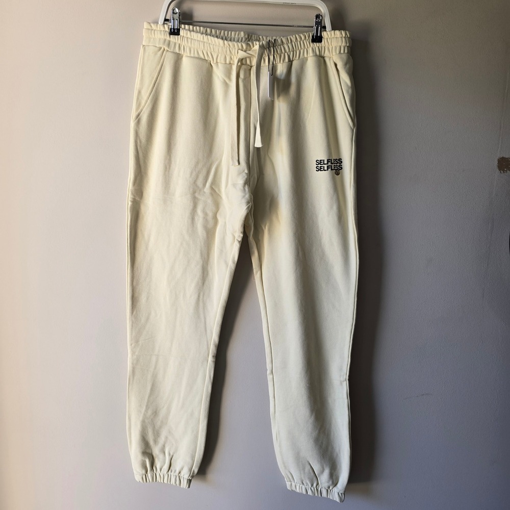 VeeFriends‎ Mens Classic Selfless Sloth Sweatpants Cream Size XL